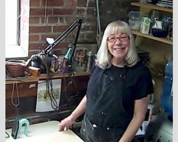 Encaustic artist Linda Bigness